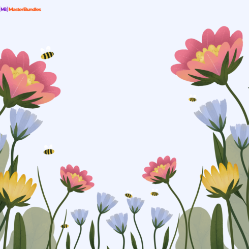 Free Editable August Flowers Calendar Printable | Master Bundles