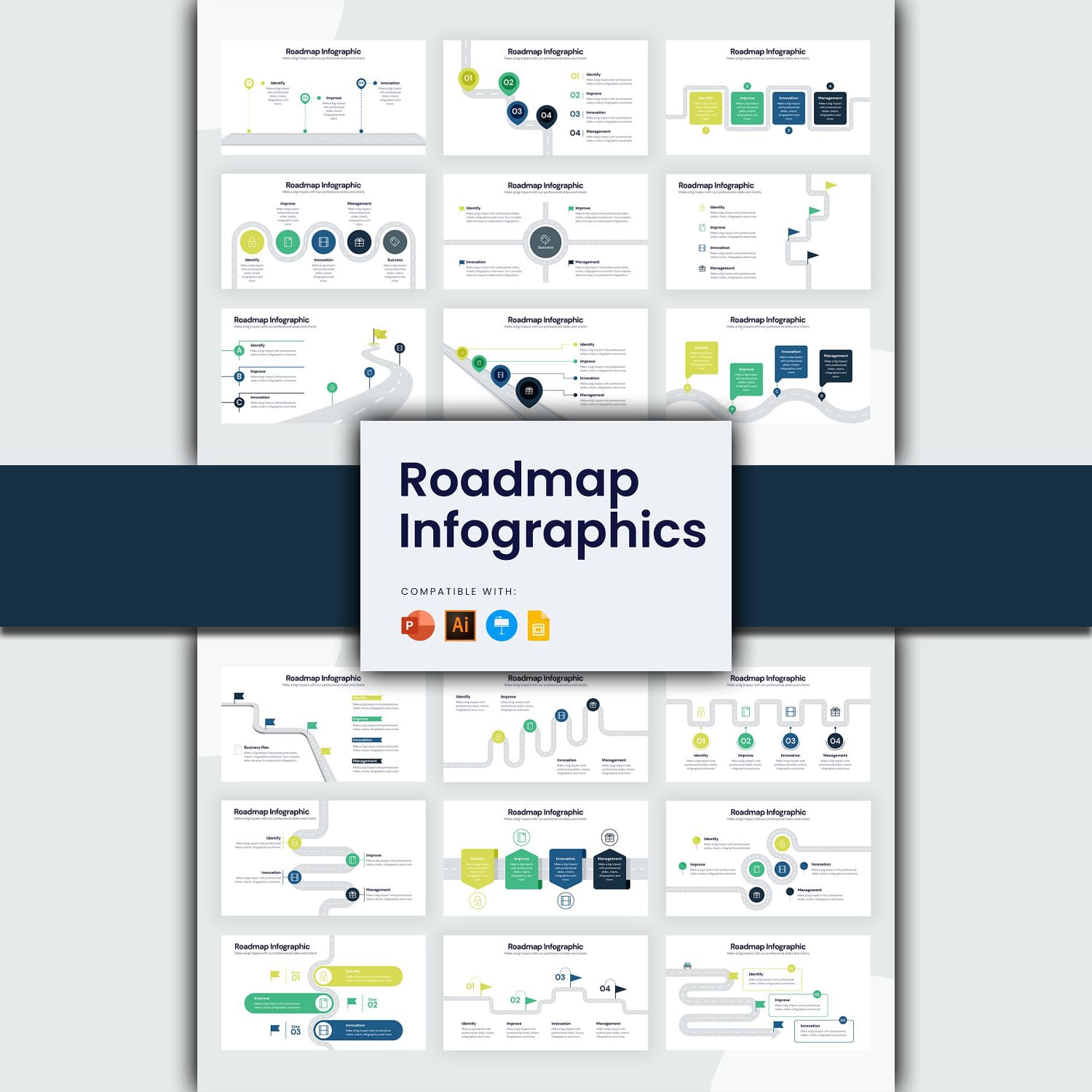 roadmap infographics.