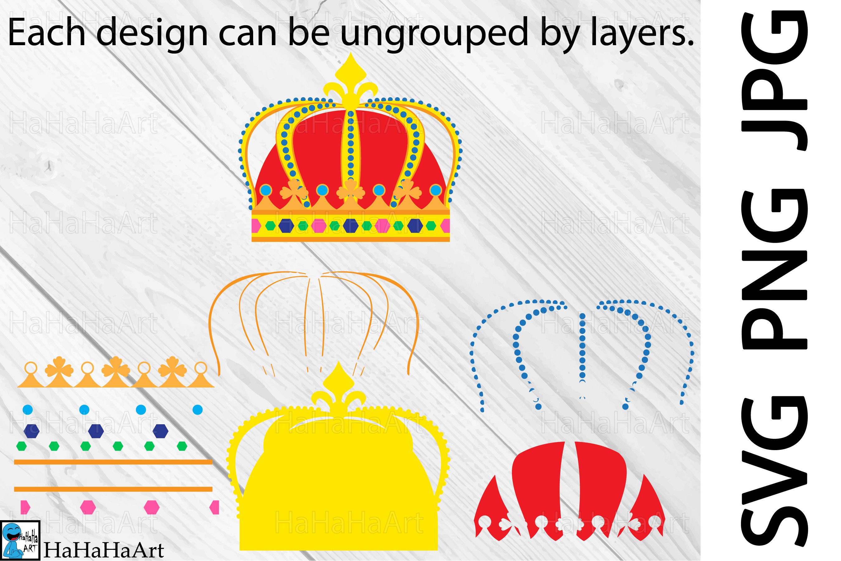 A crown for various forms of crowning.