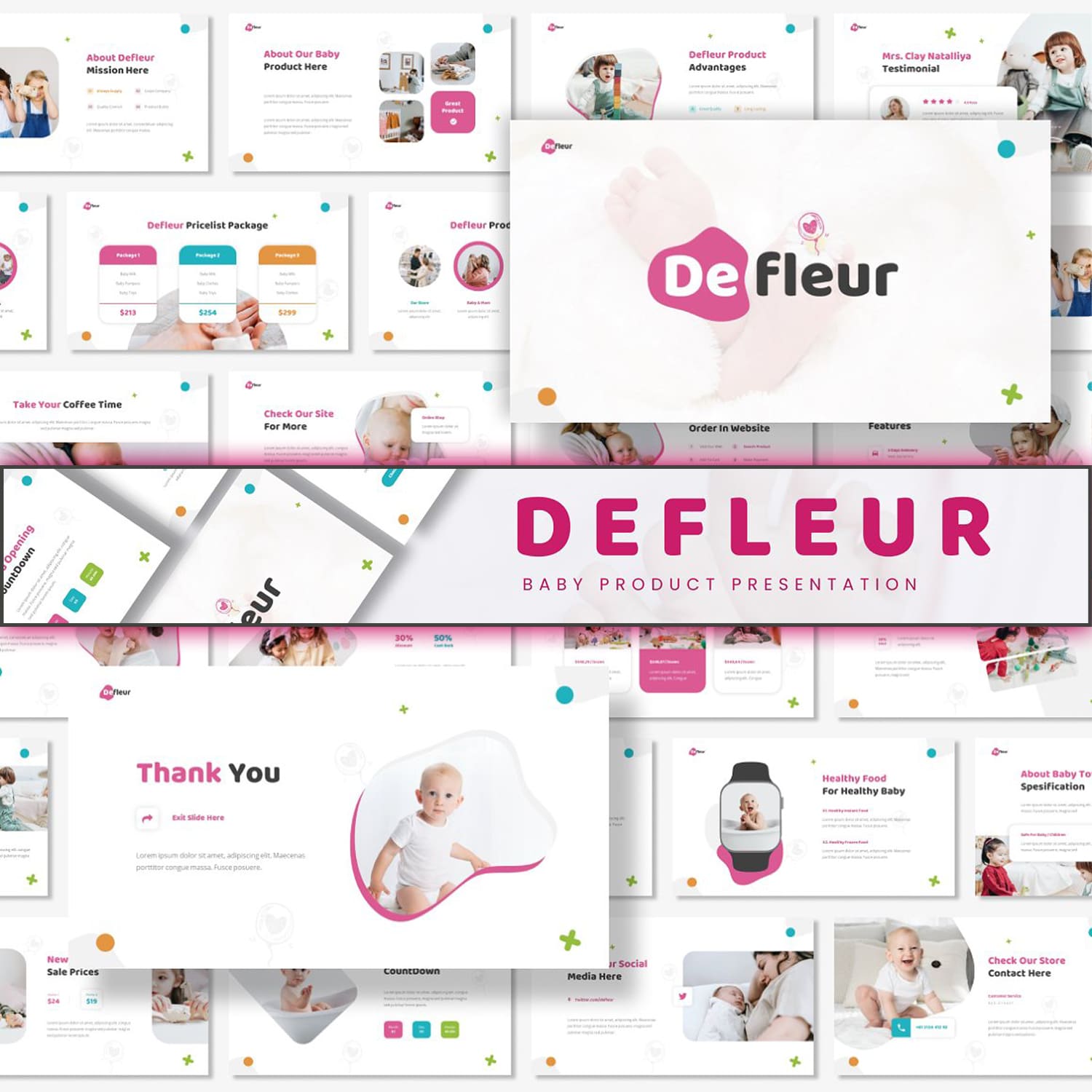 defleur baby product powerpoint.