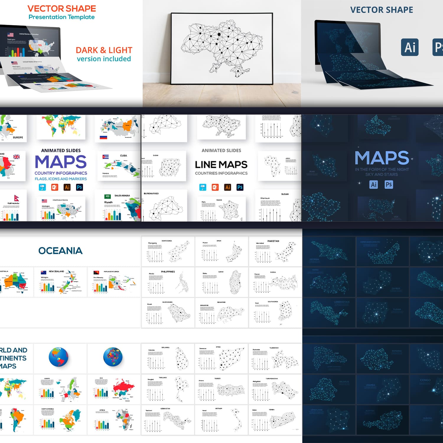 maps animated presentations.