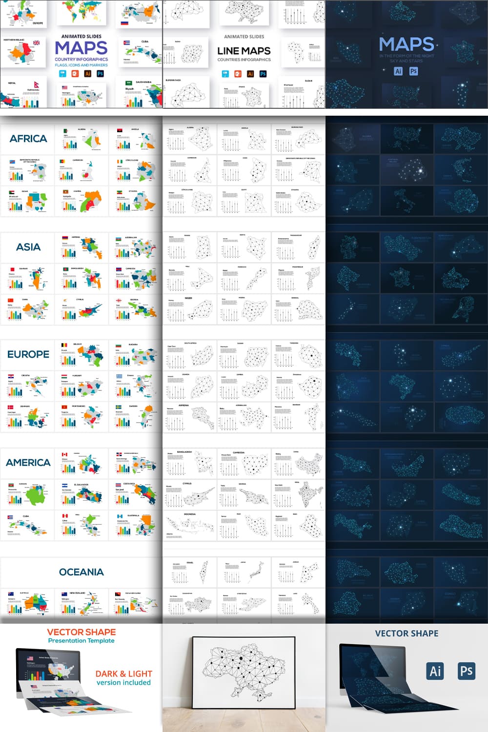 Maps Animated Presentations pinterest image.