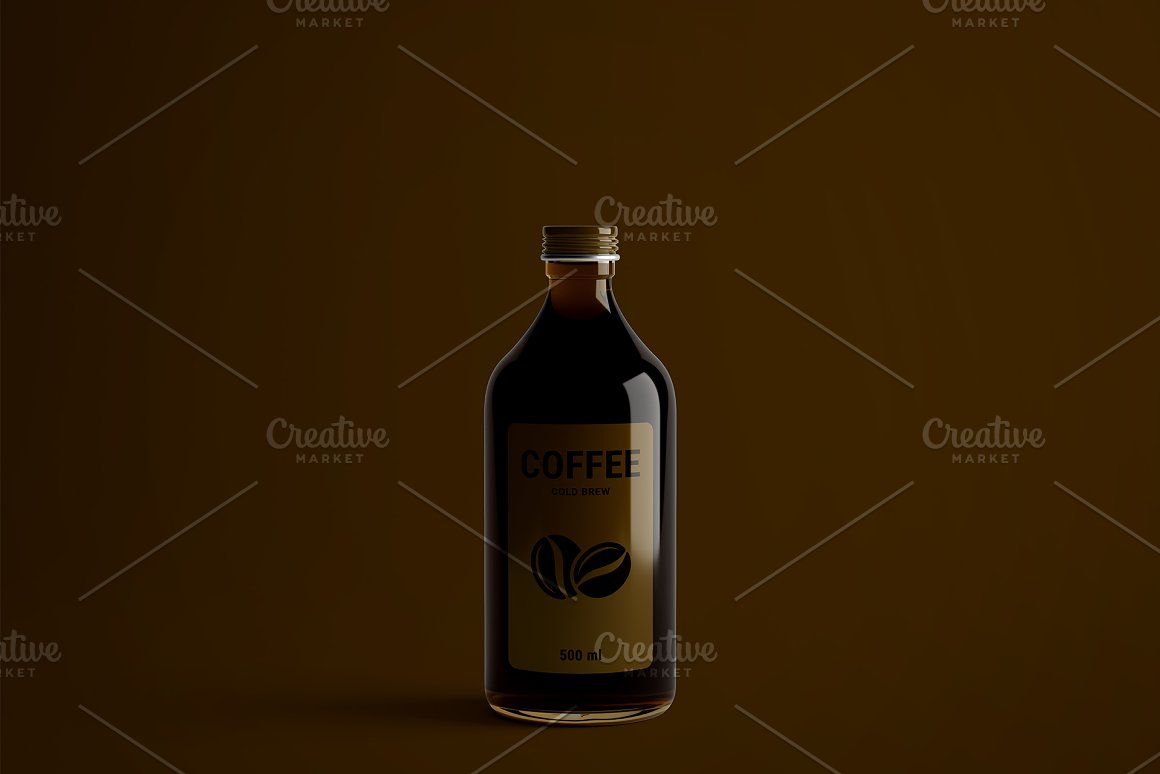 Image of a dark bottle.
