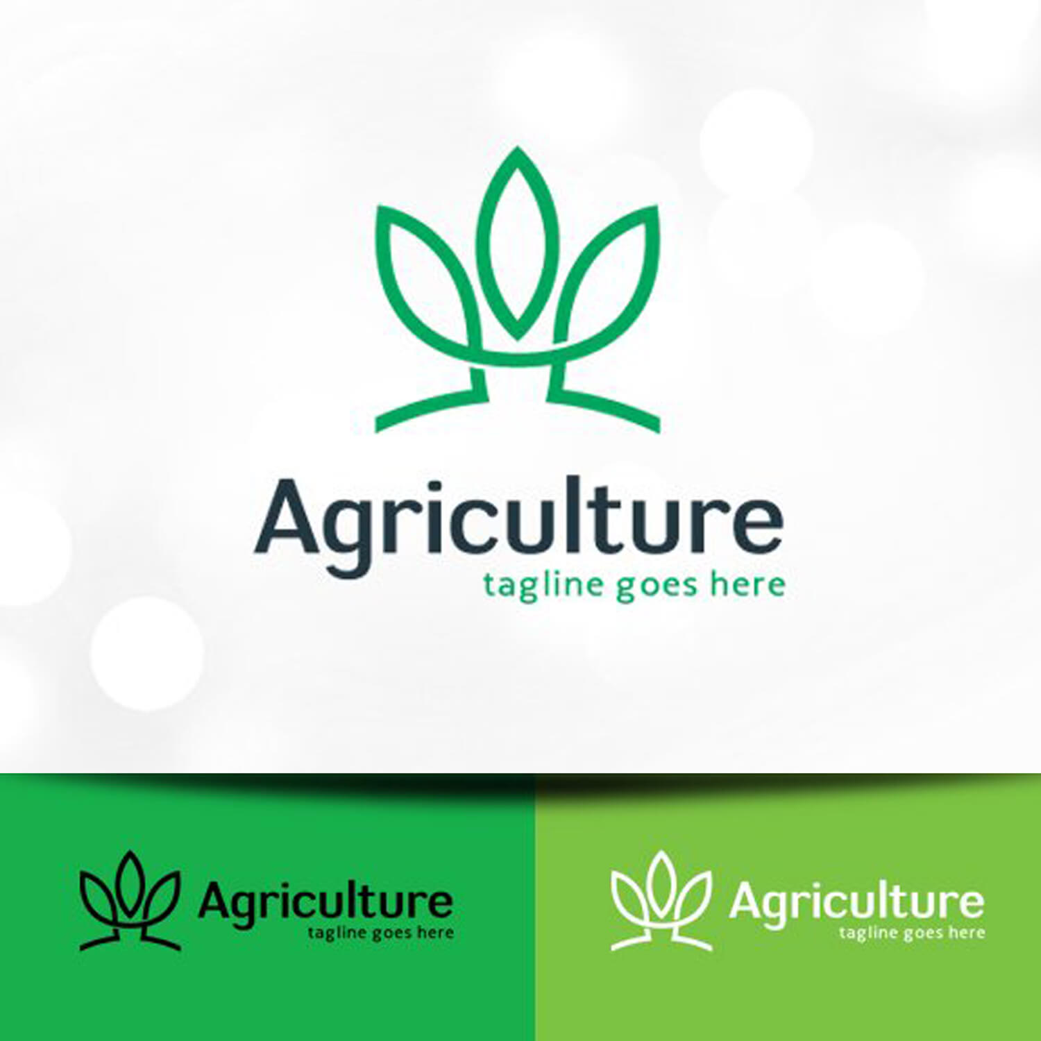 Close-up agriculture logo.