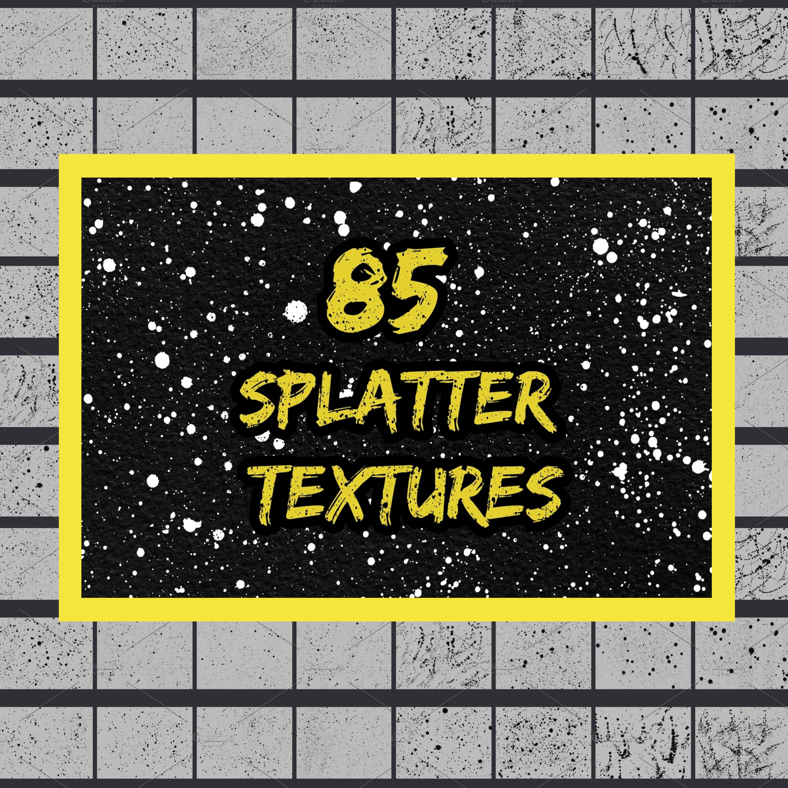 85 Ink Splatters Textures cover image.