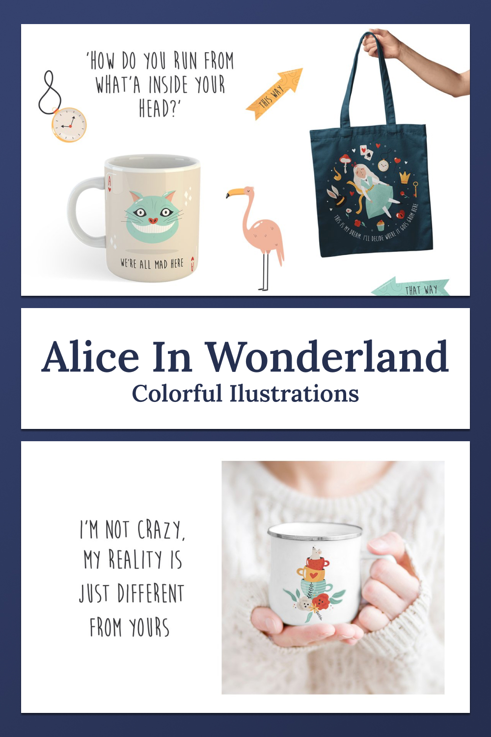 Alice in wonderland colorful ilustrations of pinterest.