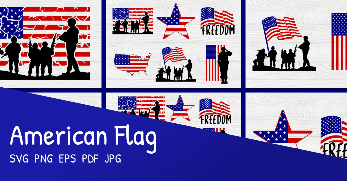 American Flag SVG, USA Flag Svg, Patriotic Svg, Usa Shirt – MasterBundles