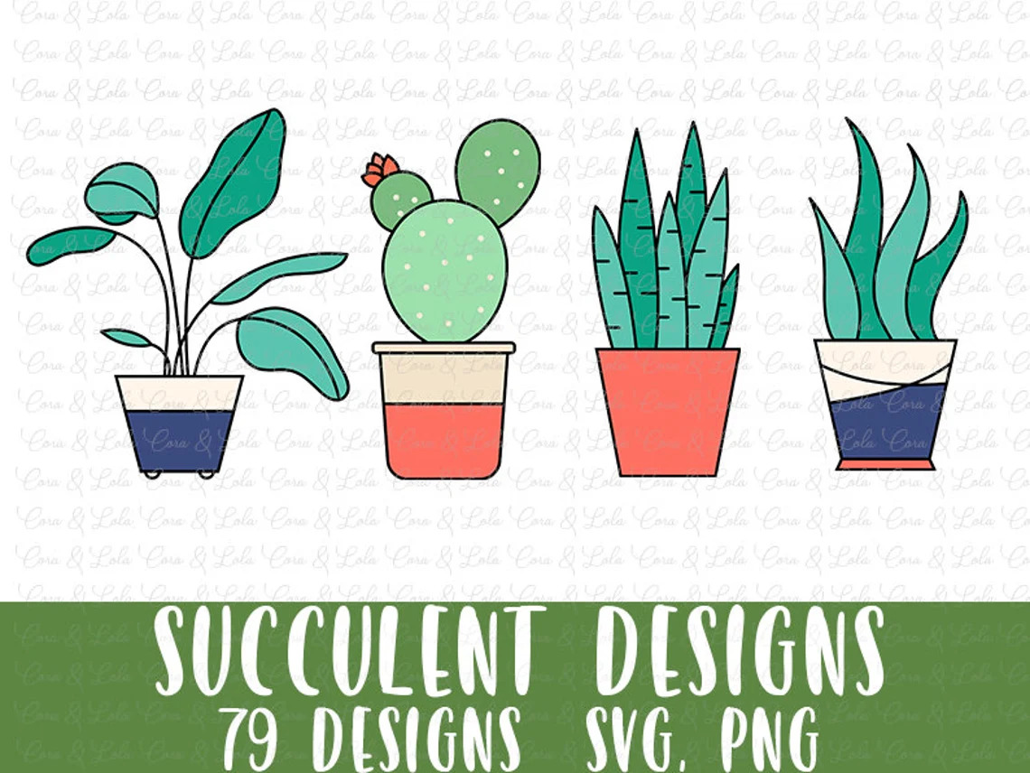 Illustrated cacti for prints for clothing and more.
