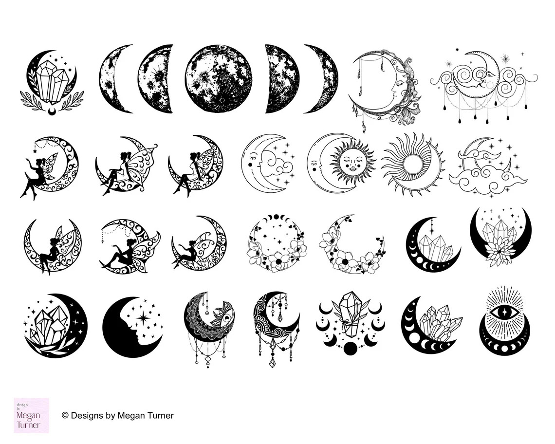 Luna in various states of prints.