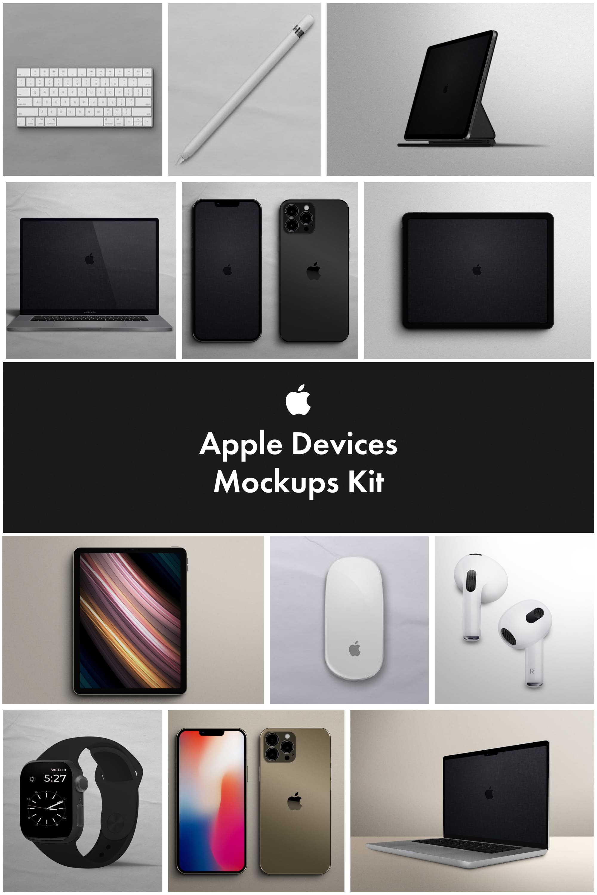 Apple Devices Mockups Kit Pinterest.