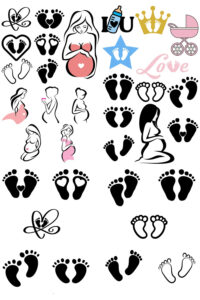 Baby Feet Print SVG – MasterBundles