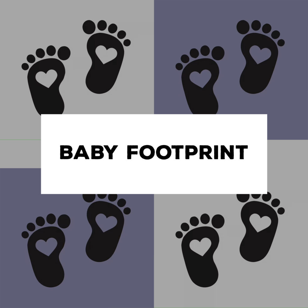 Baby Footprint, Baby Feet SVG MasterBundles
