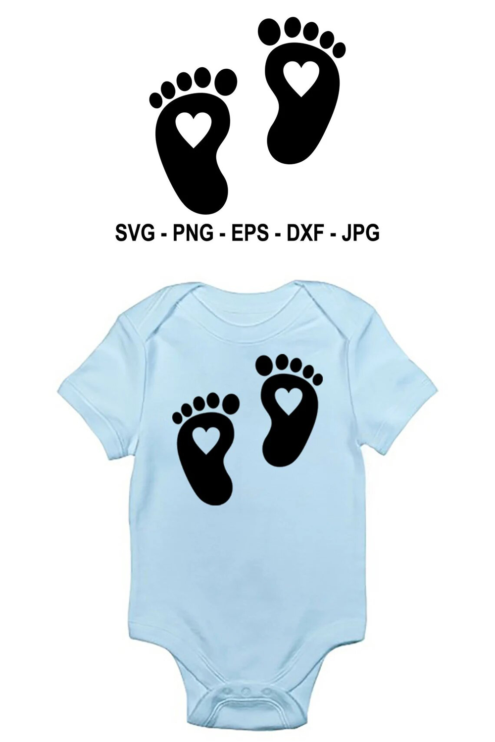 Baby footprint svg of pinterest.