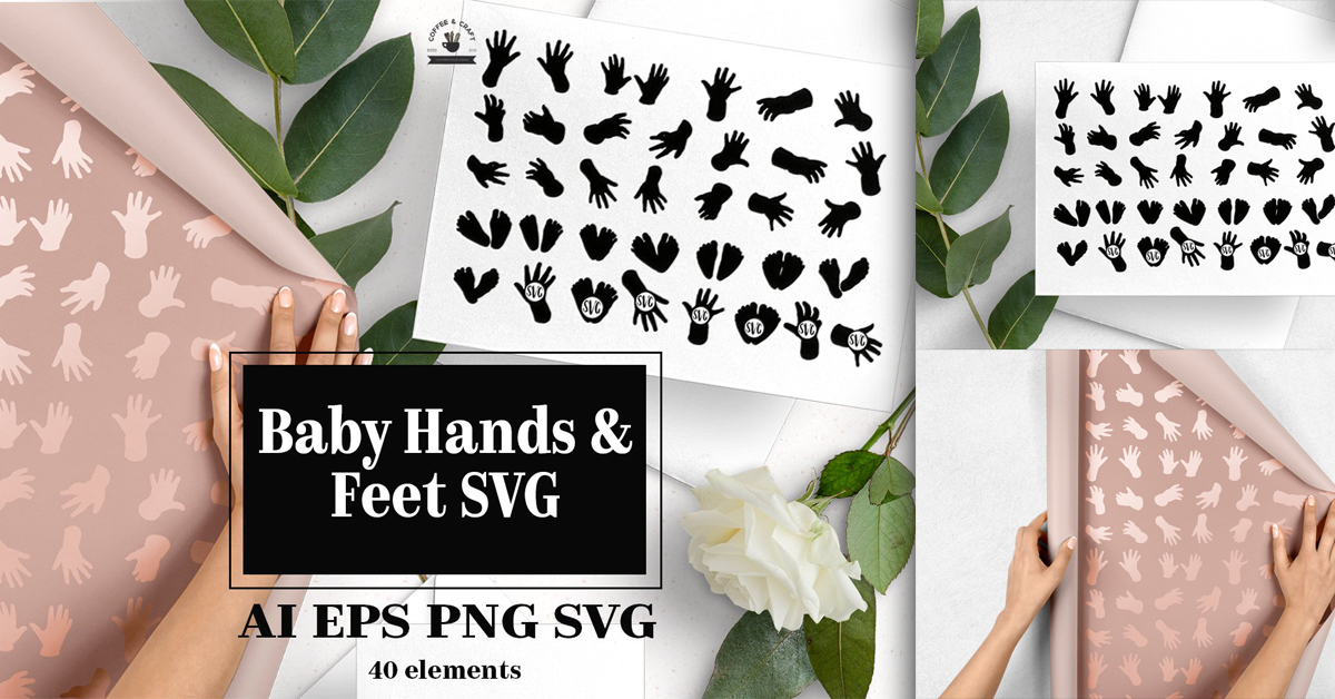 Baby Hands & Feet SVG MasterBundles