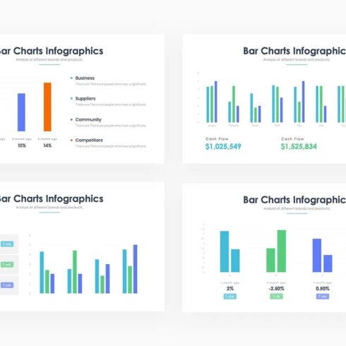bar graph increase png image help Images High Quality... Bar Charts Infographics - PowerPoint | MasterBundles