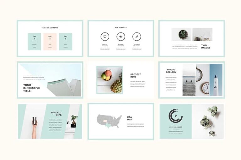 Blossom Presentation Template – MasterBundles