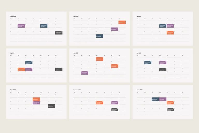 Calendar Templates PowerPoint – MasterBundles