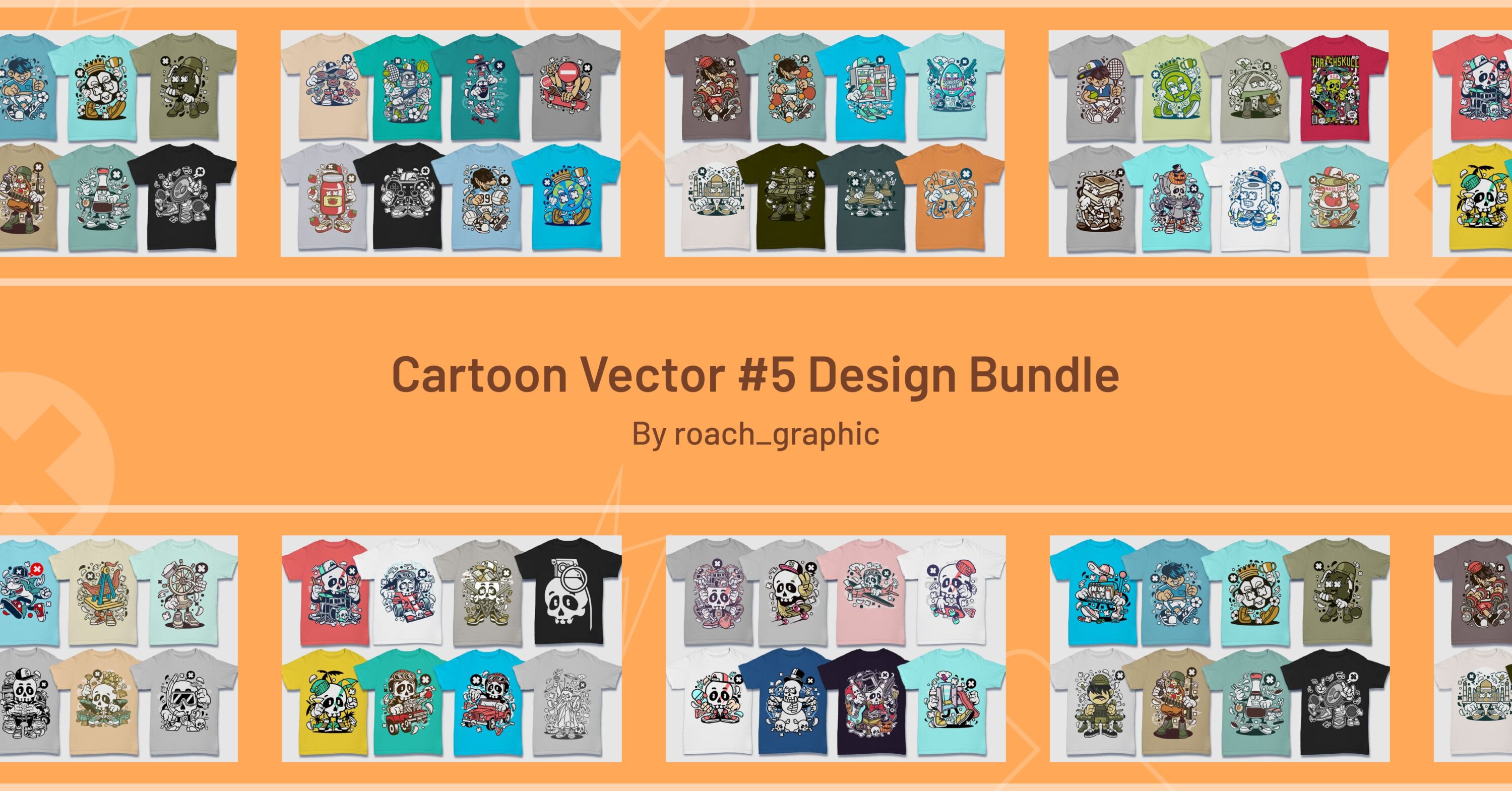 Cartoon Vector #5 Design Bundle facebook image.