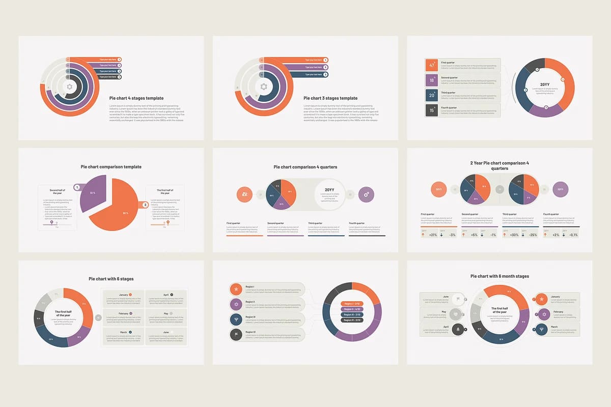 chart and diagram powerpoint toolbox template.