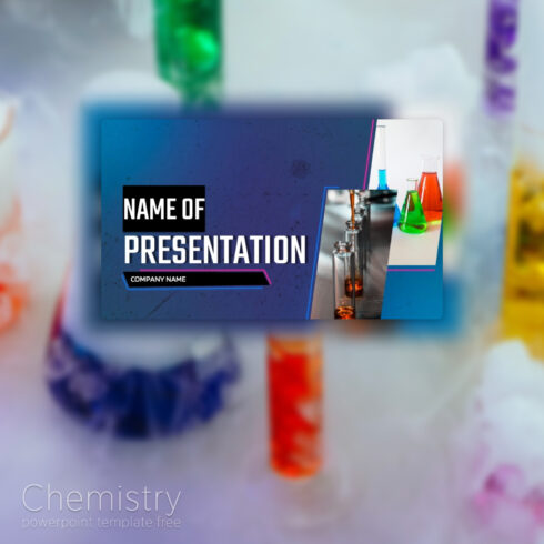 Chemistry powerpoint template free preview.