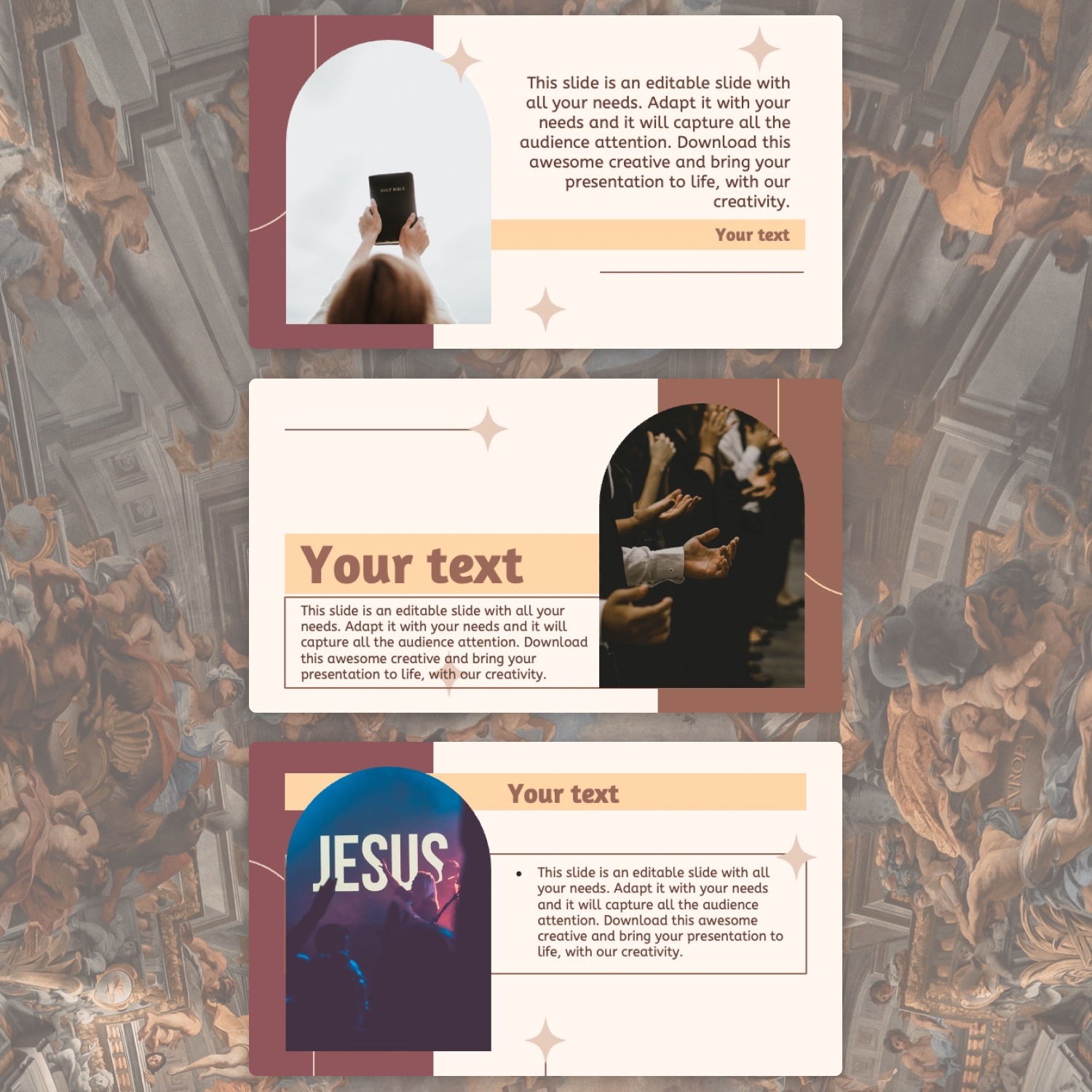 Christian powerpoint templates preview.