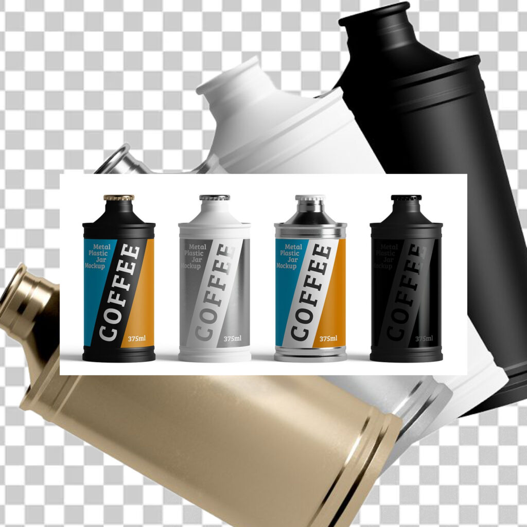 Coffee Jar Mockup MasterBundles