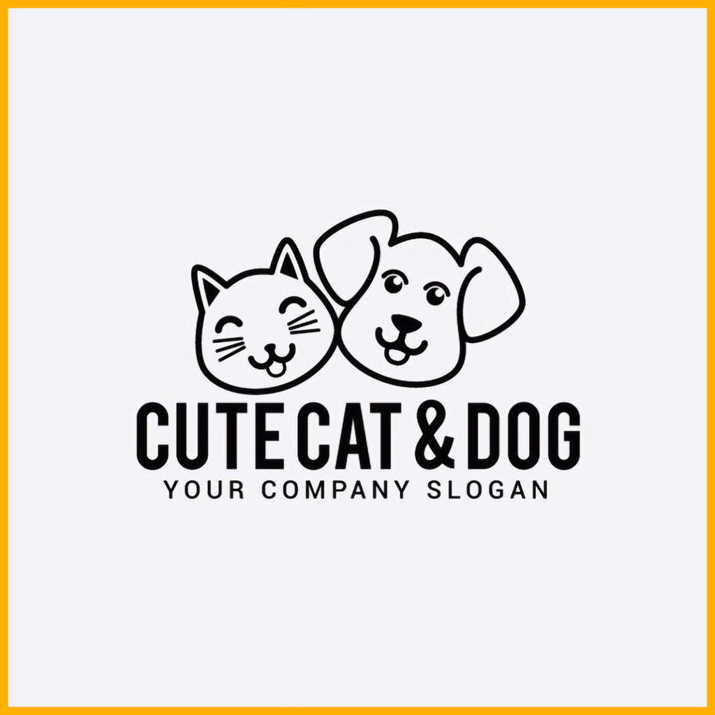 Cute Cat & Dog – MasterBundles