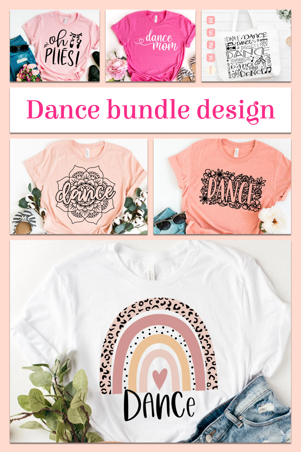 Dance bundle design of pintererest.