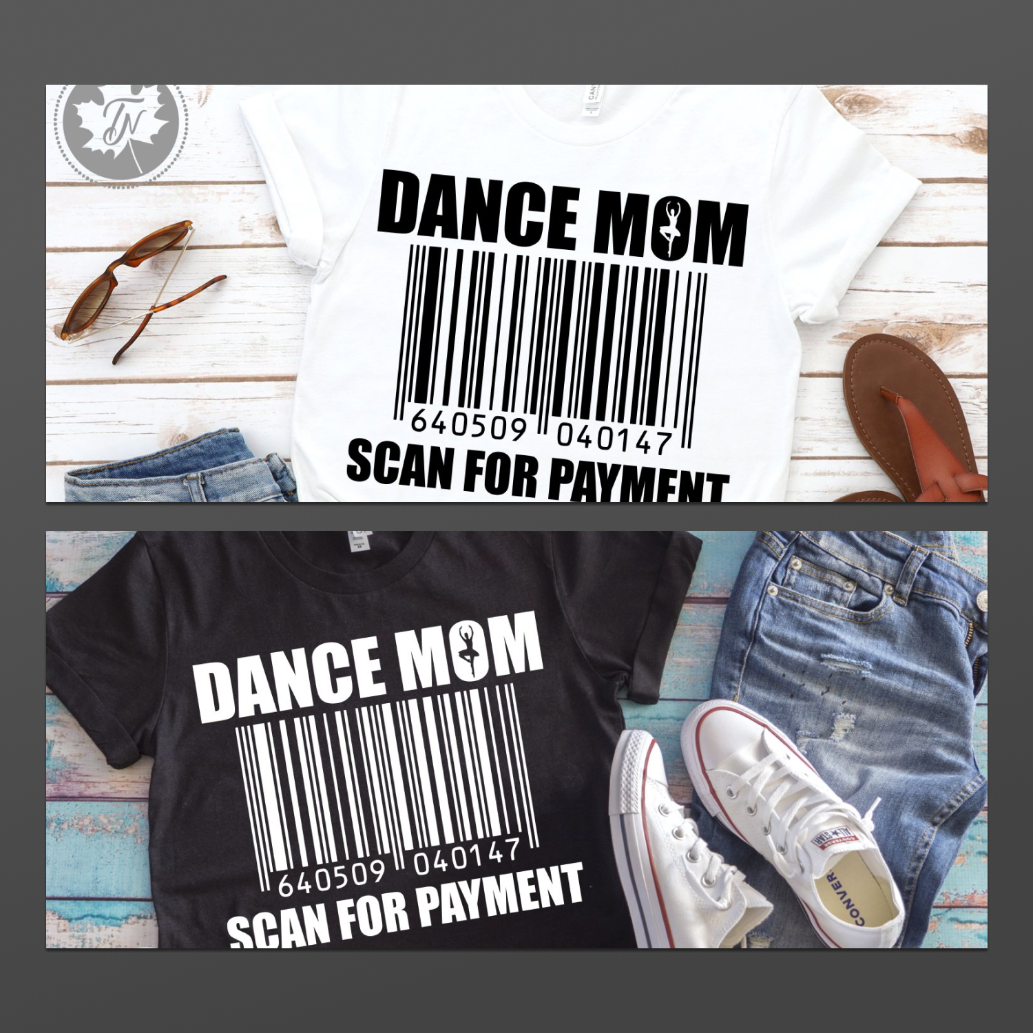 Prints of dance mom scan for payment.