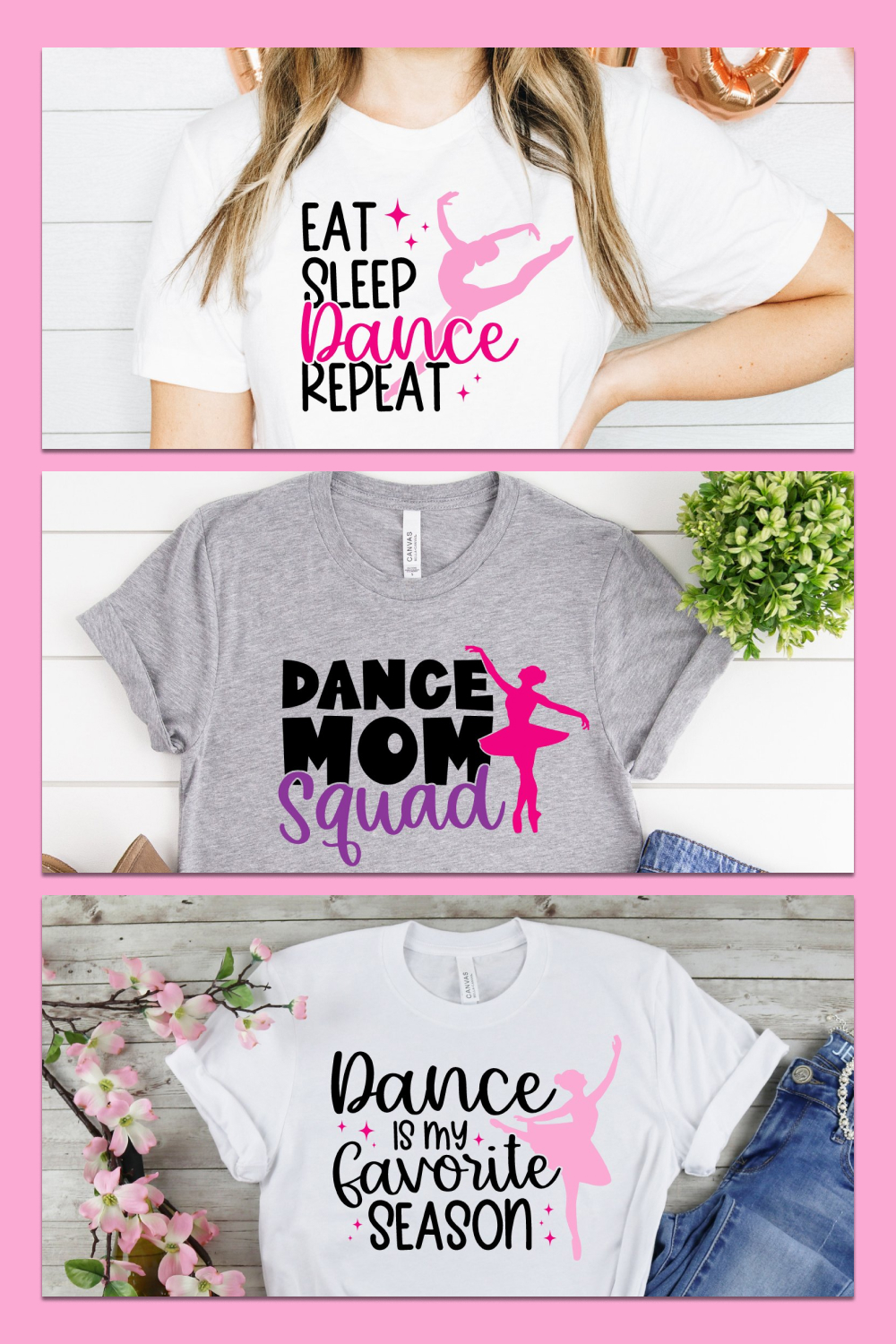 Great inscriptions and ballet images on the t-shirt.