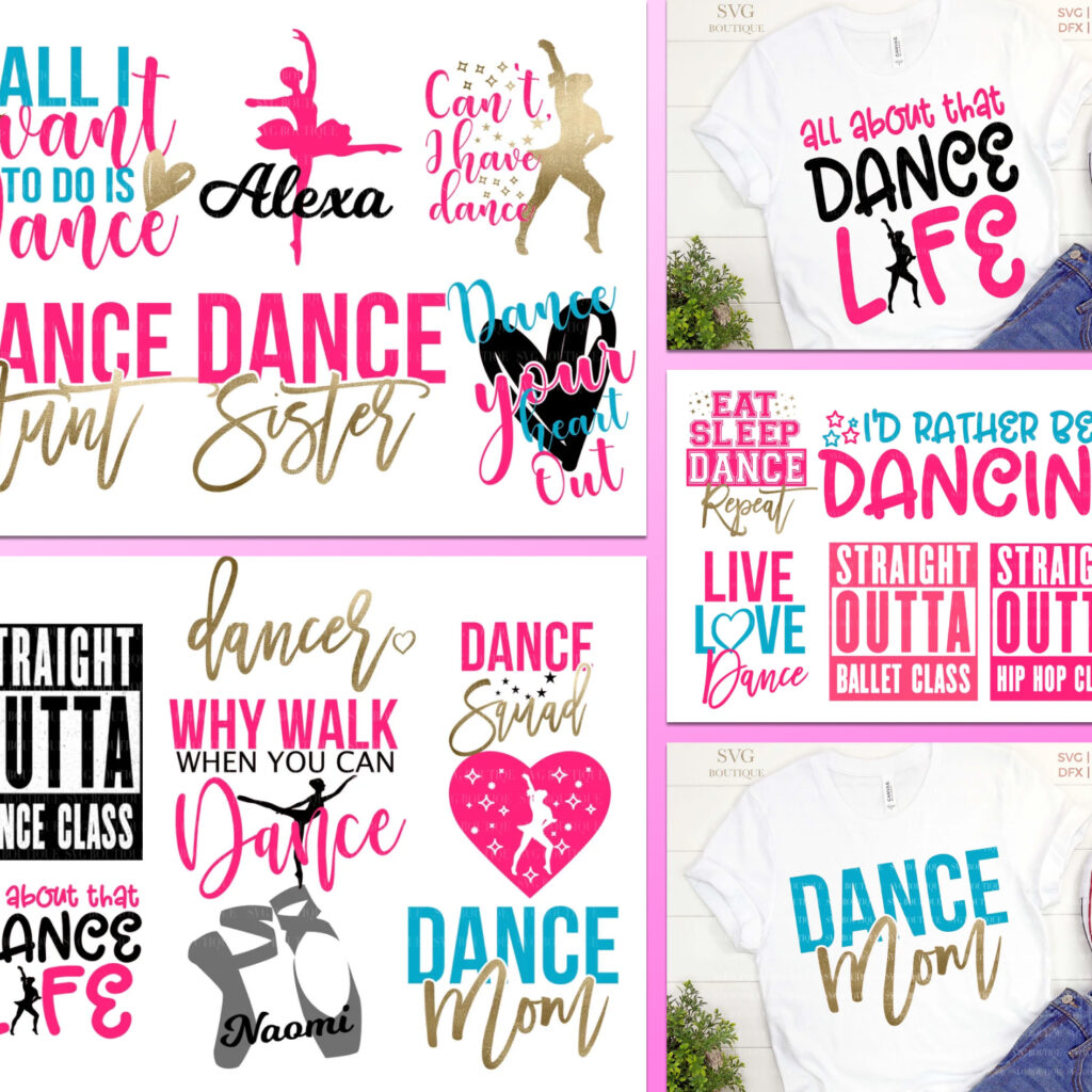 Dance SVG Bundle, Dance Mom Svg – MasterBundles