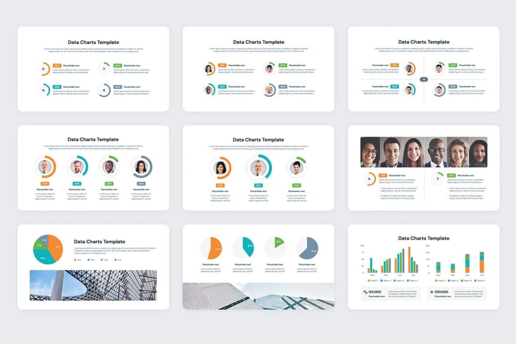 Data Chart PowerPoint Templates – MasterBundles