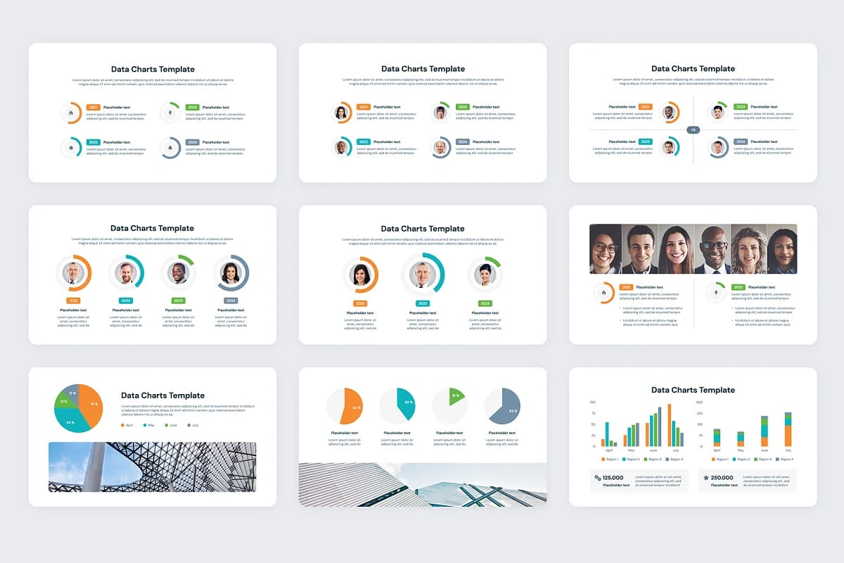 data chart powerpoint templates for your business.