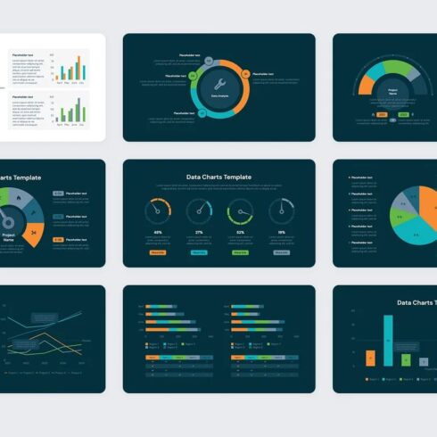 Data Chart PowerPoint Templates | Master Bundles