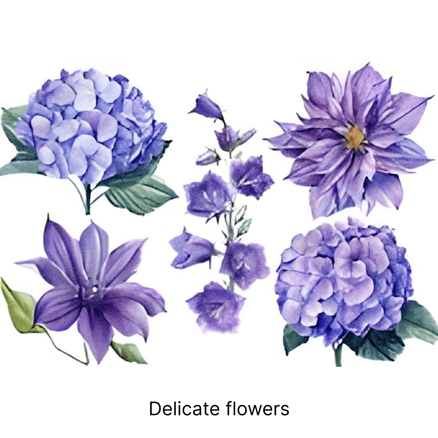 Delicate Flowers - Preview Image.
