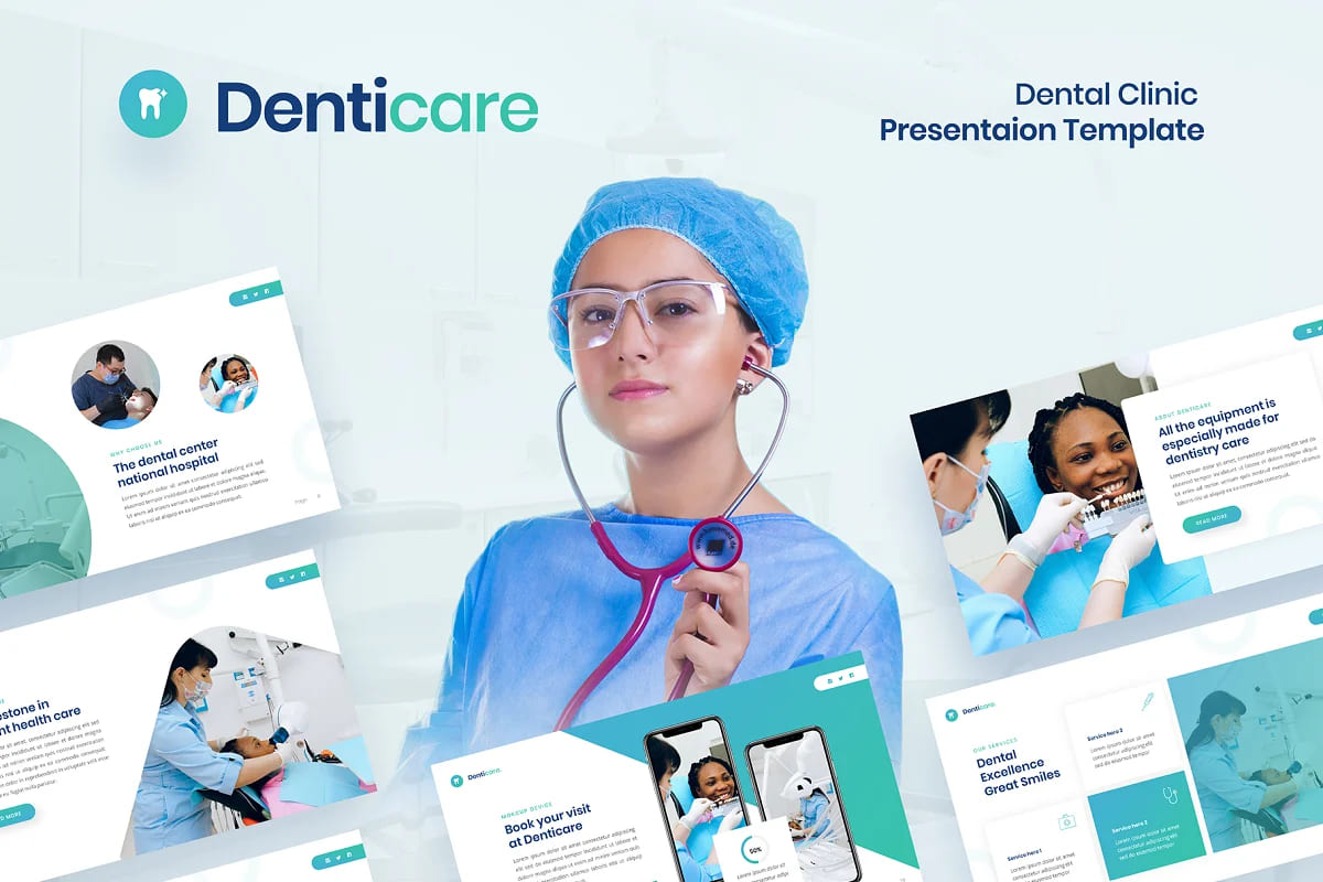Dentist & Dental Clinic Presentation facebook image.
