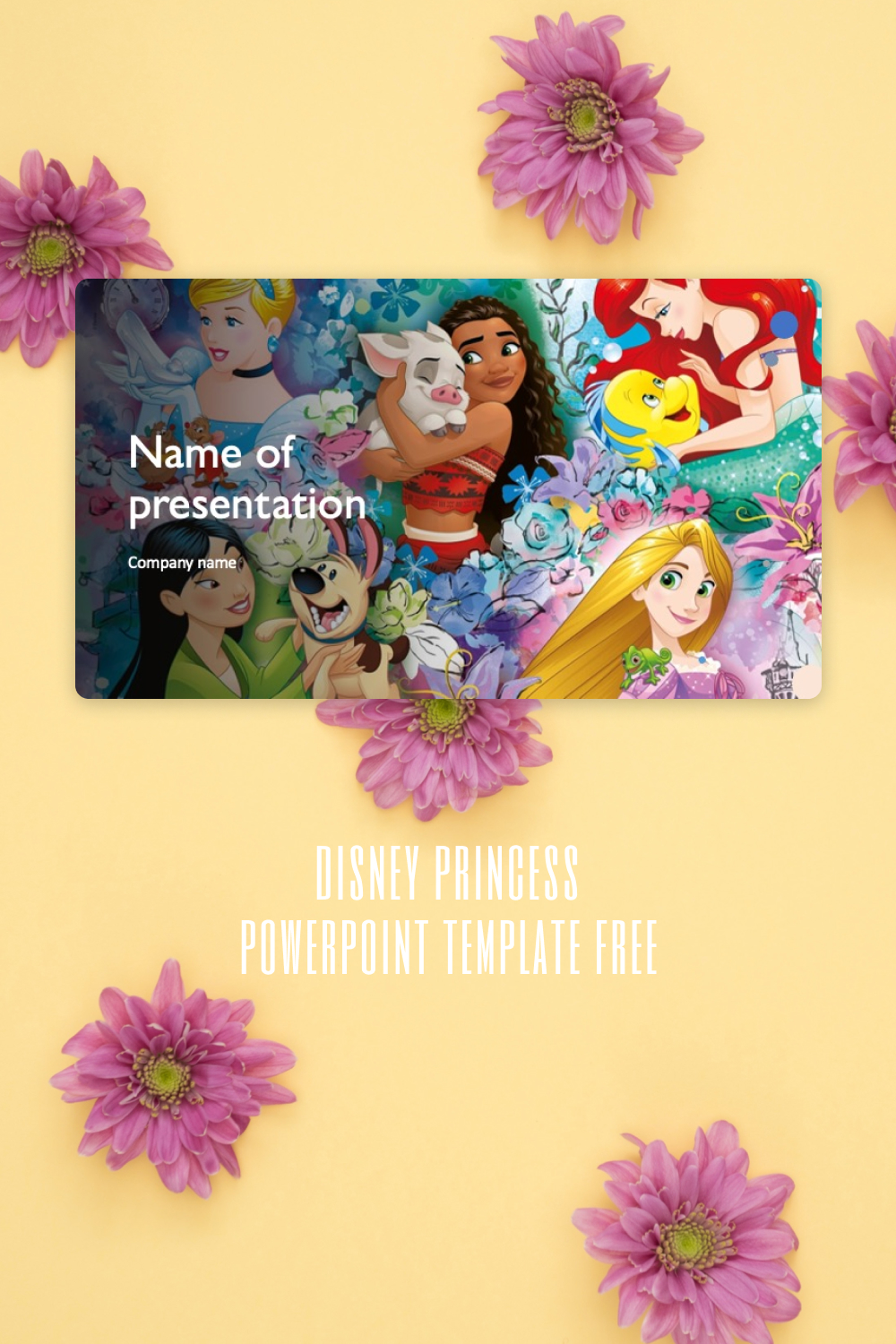 Disney princess powerpoint template free of pinterest.