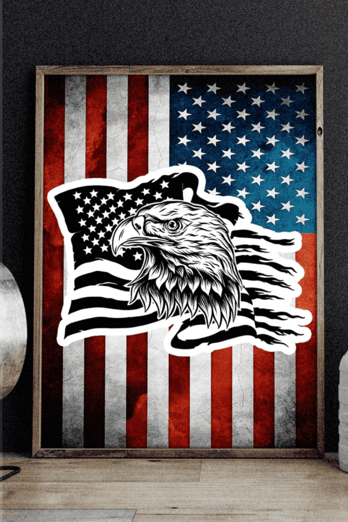 Eagle With American Flag - SVG Bundle – MasterBundles