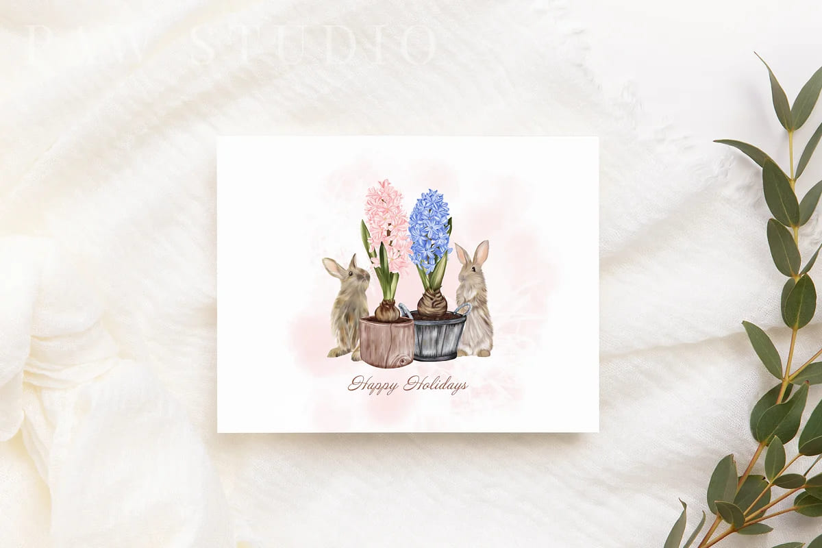 easter bunny floers clipart peony for your ideas.
