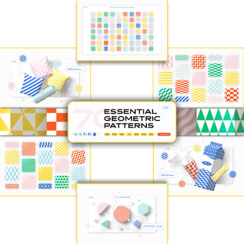 Geometric patterns pack.