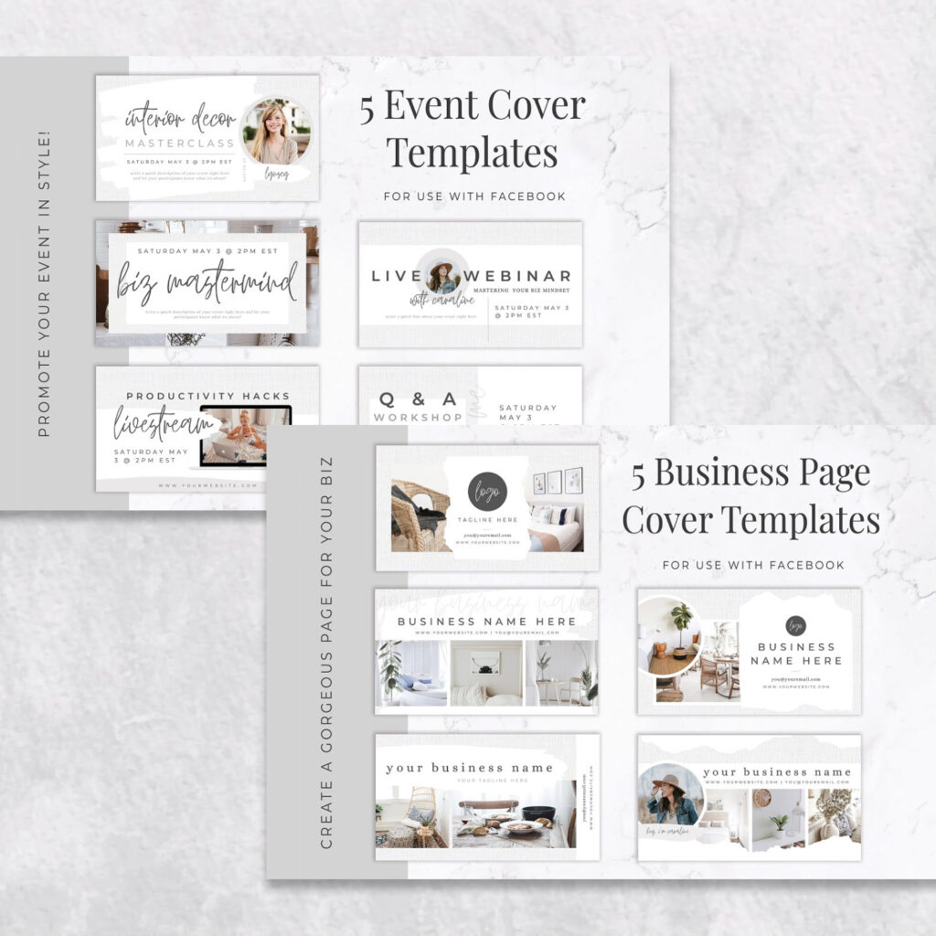 Facebook Cover Photo Templates Canva – MasterBundles