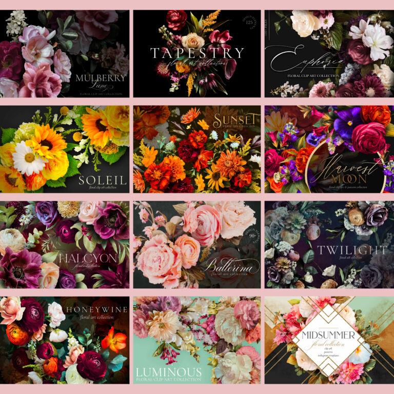 Flower Power Mega Bundle Vol 4 – MasterBundles