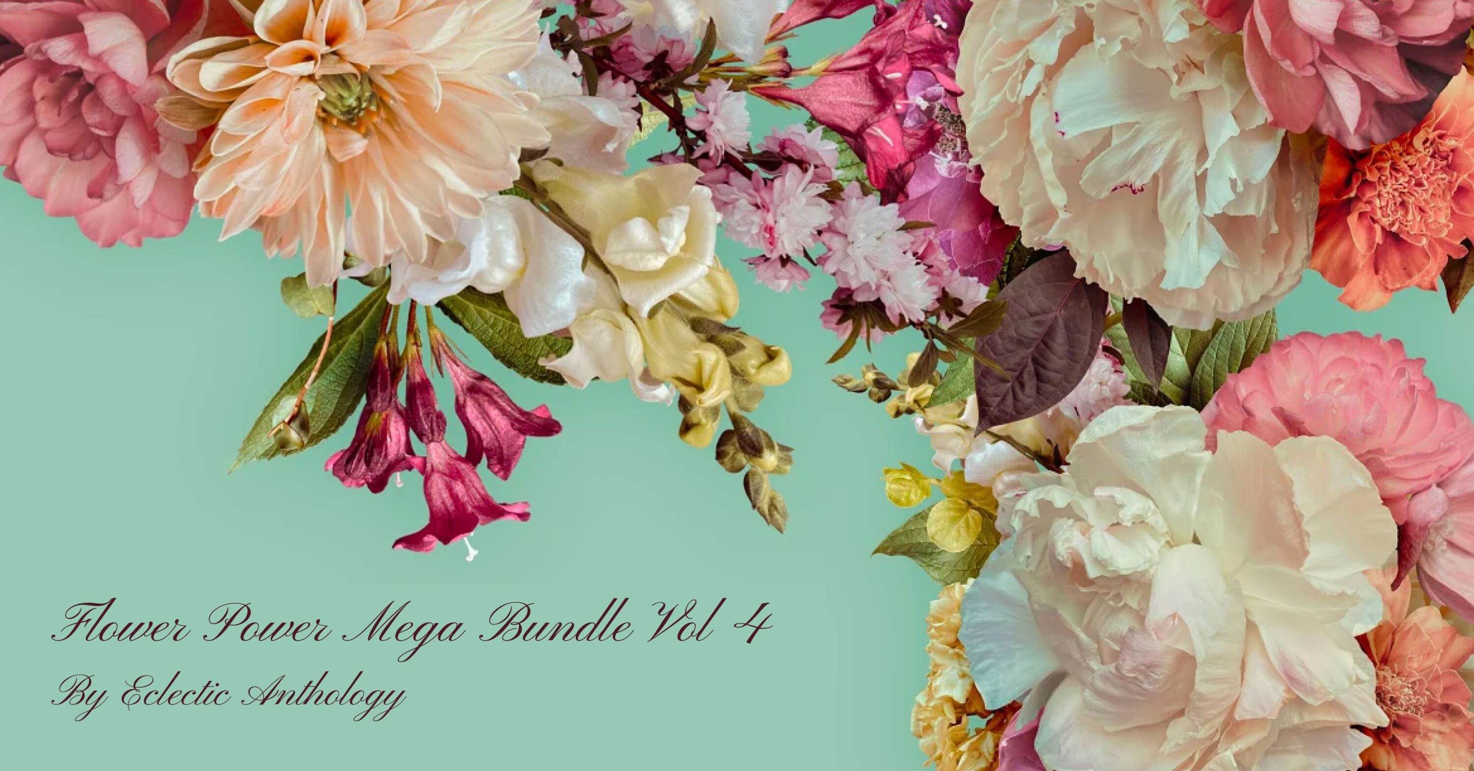 Flower Power Mega Bundle Vol 4 facebook image.