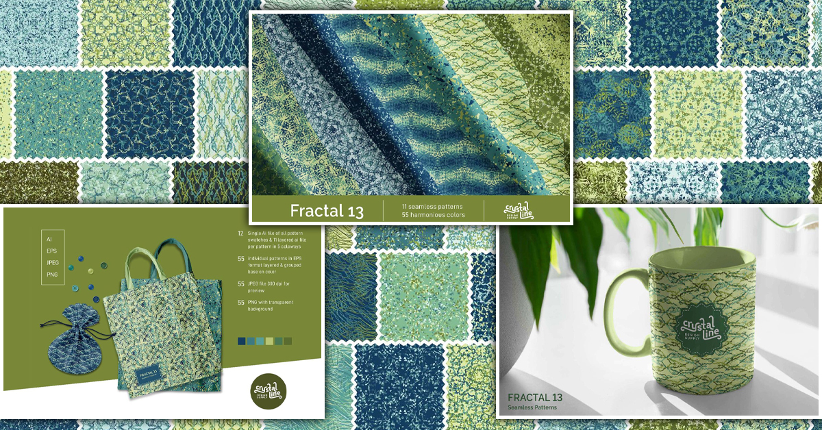 Fractal Patterns 13 facebook image.