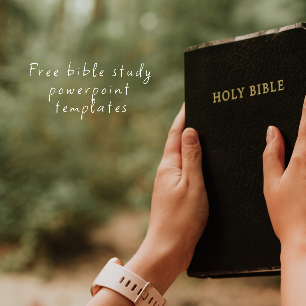 Free Bible Study Powerpoint Templates Masterbundles