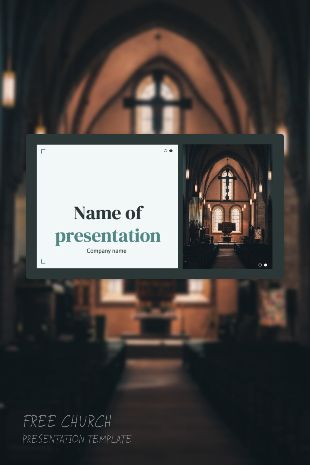 Church presentation template of pinterest.
