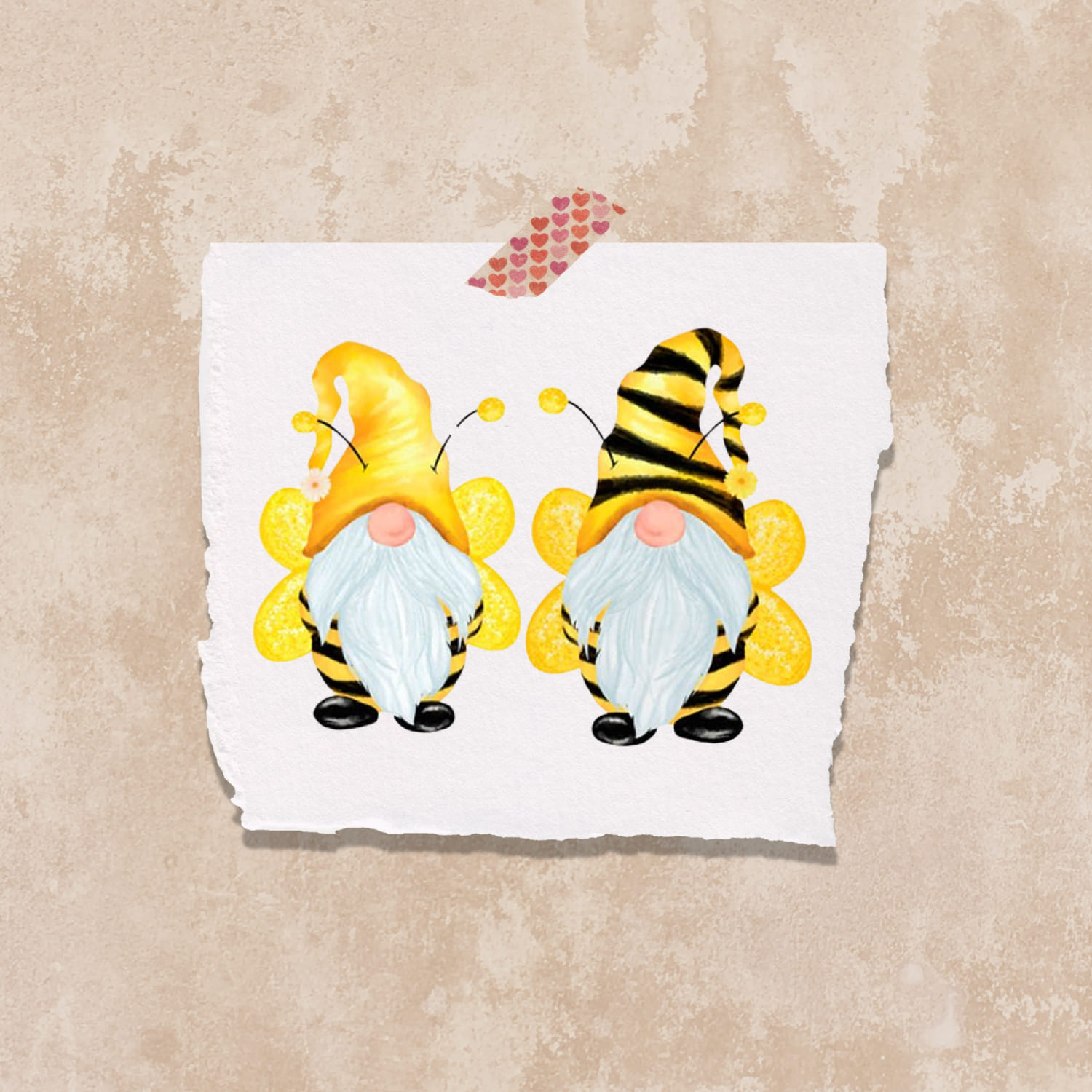 Gnomes Illustrations and Bees, Bumble Bee Gnomes – MasterBundles