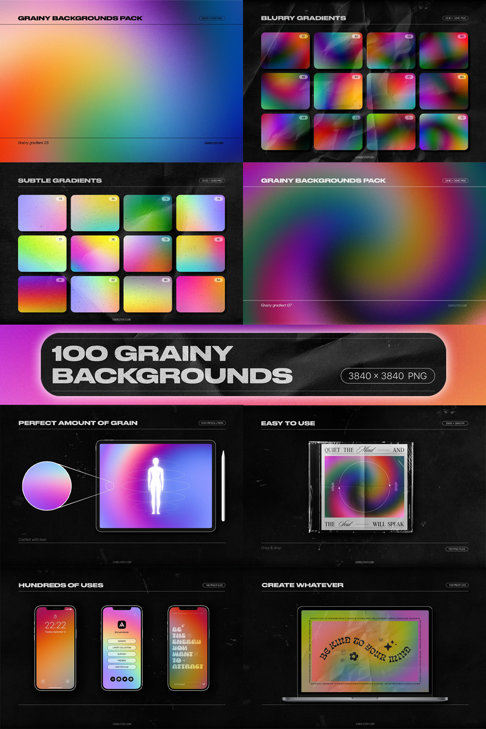 Grainy backgrounds 100 gradients of pinterest.