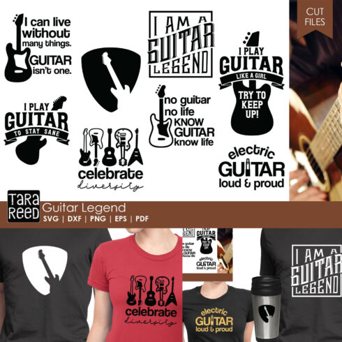 Preview guitar legend cut files for crafters.