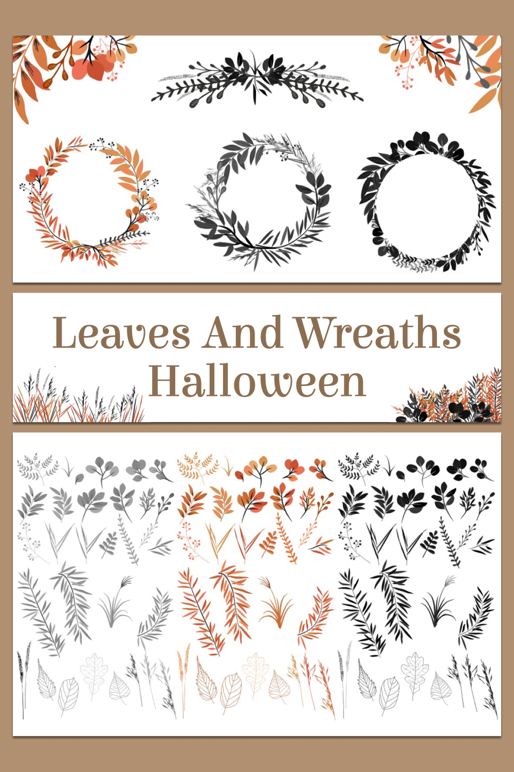 Halloween leaves and wreaths of pinterest.